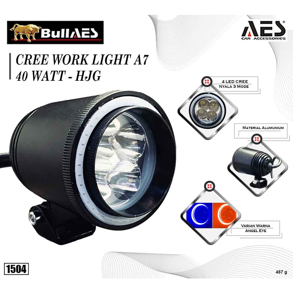 Lampu Sorot LED CREE 40 Watt TIPE A7 MERK HJG