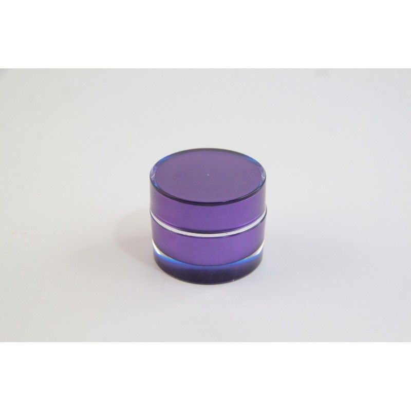 Pot jar tempat cream makeup purple akrilik