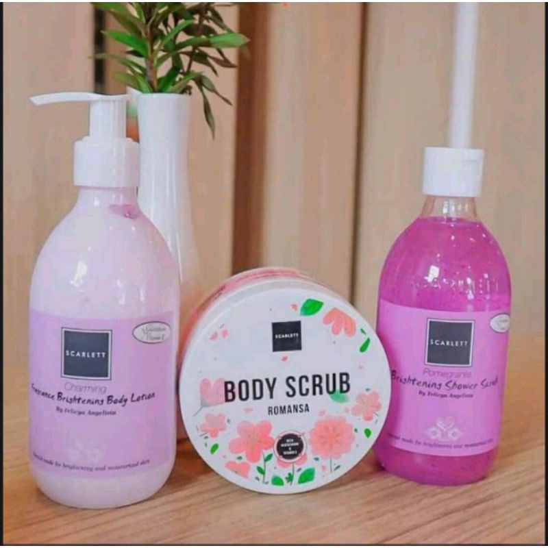 Paket Hemat Whitening 100% Original Body Lotion scarlett whitening Paket pemutih badan BPOM Pemutih 