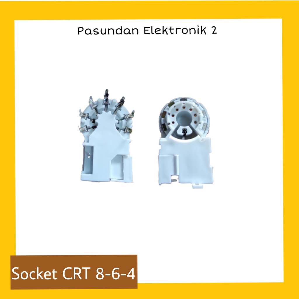 Soket CRT 7pin Tekuk 8-6-4