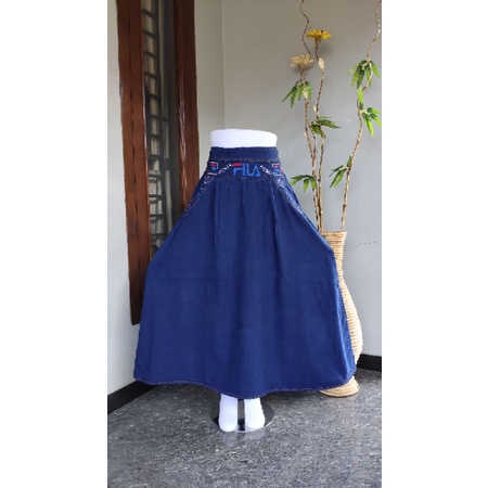 Rok Jeans Wanita / Rok Panjang Wanita / Rok Bordir / Rok Jeans Murah / Rok Cantik