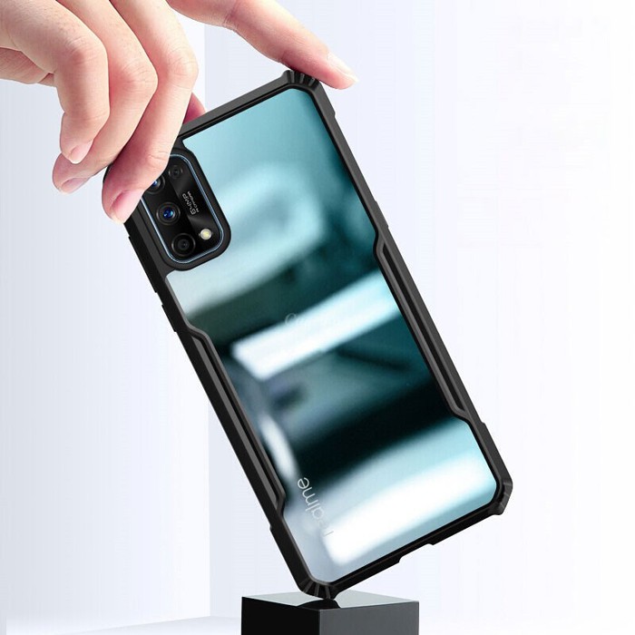 Case Realme 7 Pro Hardcase Armor Shokproof Bumper Transparant Premium Case Realme Narzo 20 Pro TA
