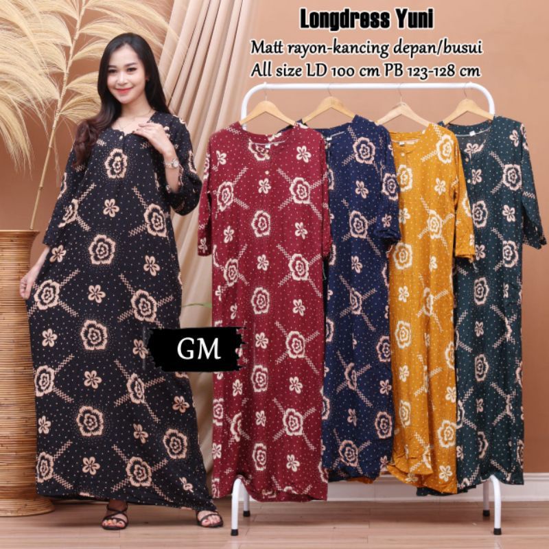 DASTER PANJANG MURAH KEKINIAN ( LONGDRESS PERCA TIEDYE ) BUSUI BUMIL-Yunni