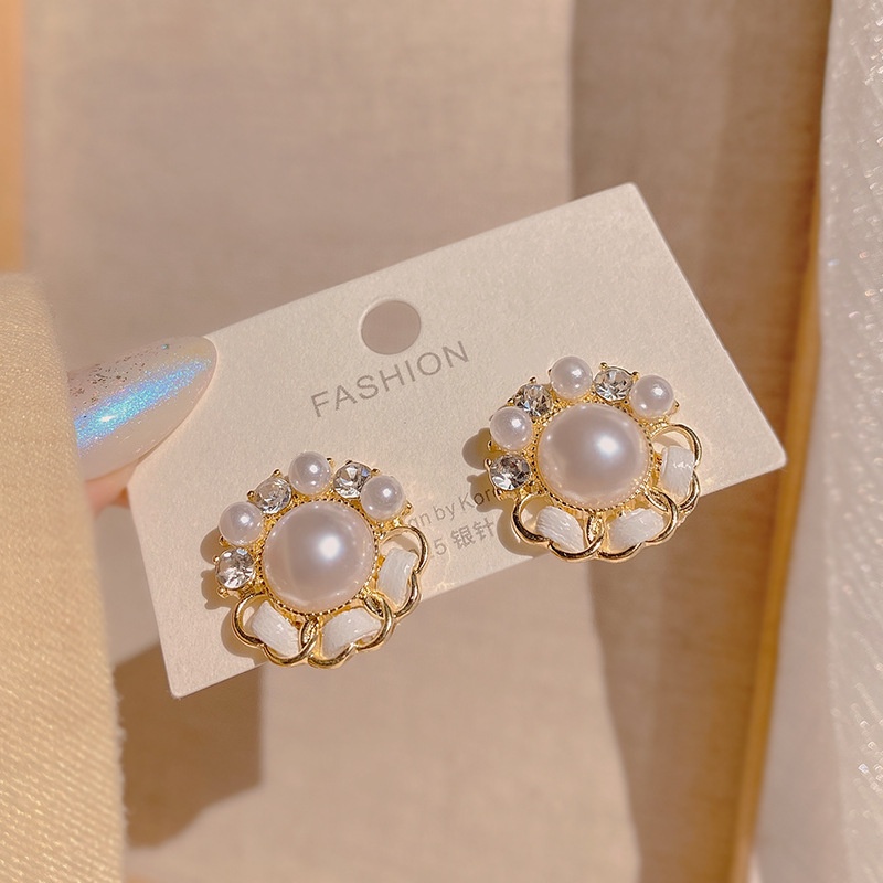 Hello Girl S925 Silver Needle Multi-style Earrings Fashion Niche Design Light Luxury Earring-06#