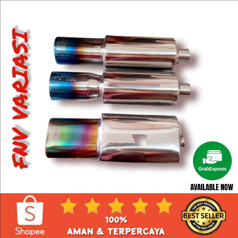 Knalpot Racing Mobil Universal Panjang Stainless