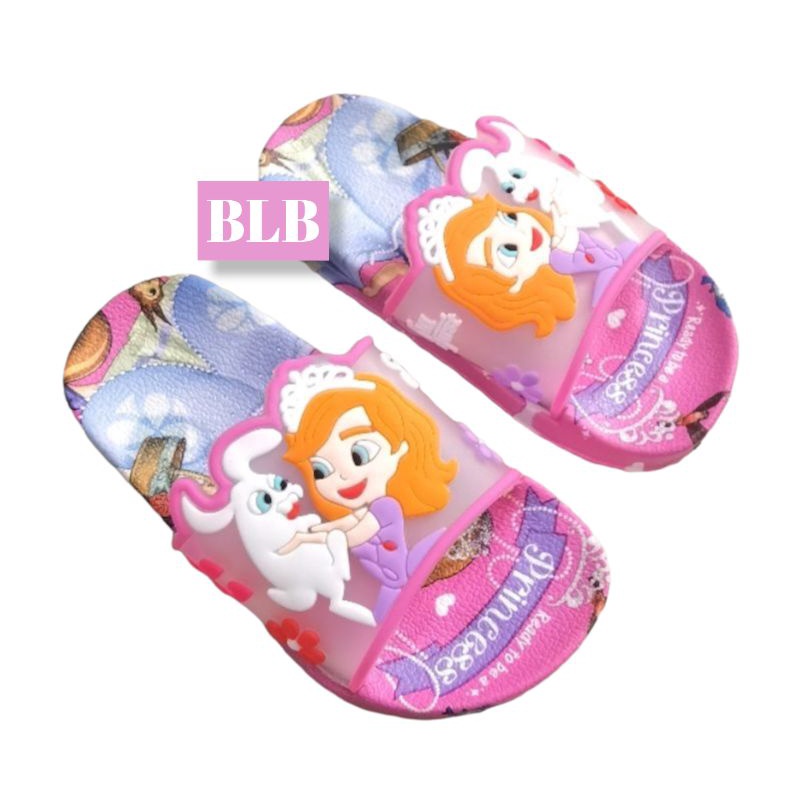 SANDAL SELOP ANAK PEREMPUAN TERBARU KARAKTER PRINCESS SOVIA SANDAL ANAK CEWEK ANTI SLIP KEKINIAN EMPUK DAN TRENDY