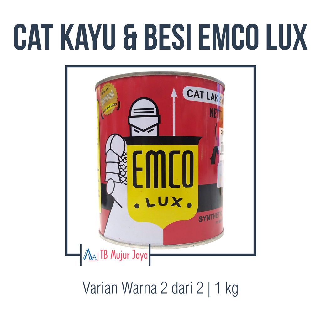 Jual Emco Lux Cat Kayu Dan Besi Kg Varian Warna Dari Shopee Indonesia