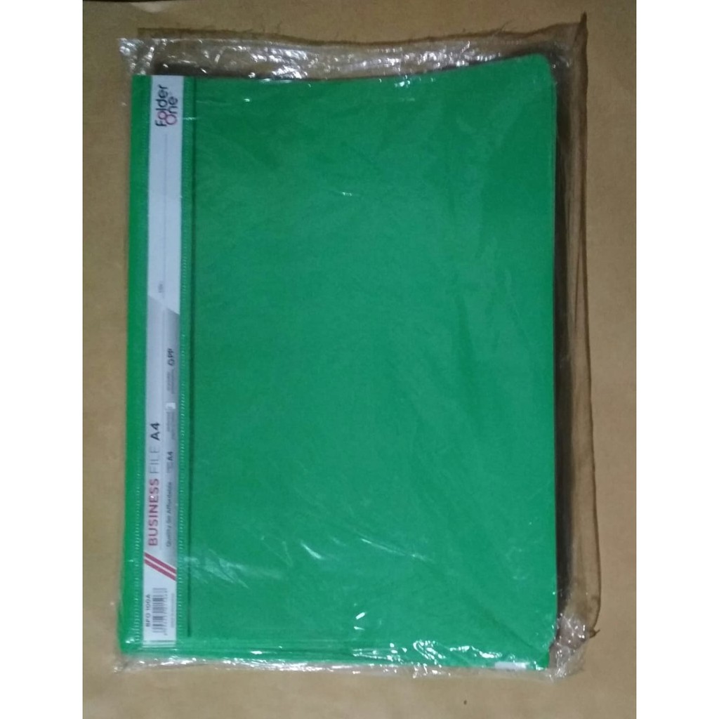 

BUSINESS FILE - MAP PLASTIK A4 FOLDER ONE HIJAU