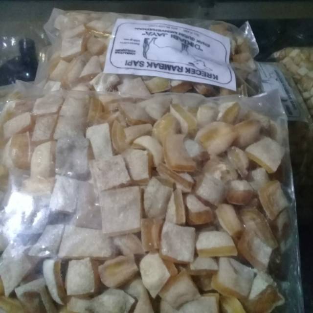 

Krecek Rambak Sapi (Kerupuk kulit sapi asli)