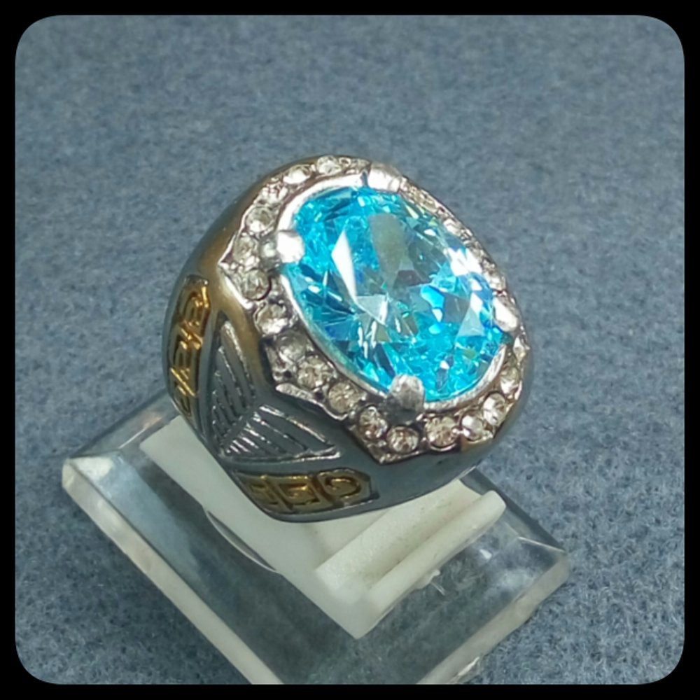 CINCIN PERMATA MEWAH BLUE TOPAZ LONDON