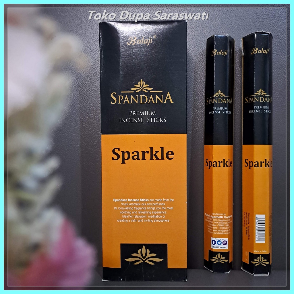 Hio Dupa Wangi Aromaterapi Spandana Sparkle Isi 20 Stik