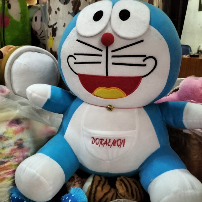 BONEKA DORAEMON DUDUK JUMBO .60CM