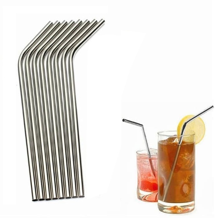 [SATUAN] Sedotan Stainless / Metal Reusable Straw Ramah Lingkungan