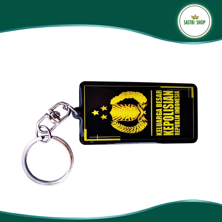 Gantungan Kunci Unik Logo Kepolisian Polisi Indonesia Awet dan Murah! Special Edition!!-2