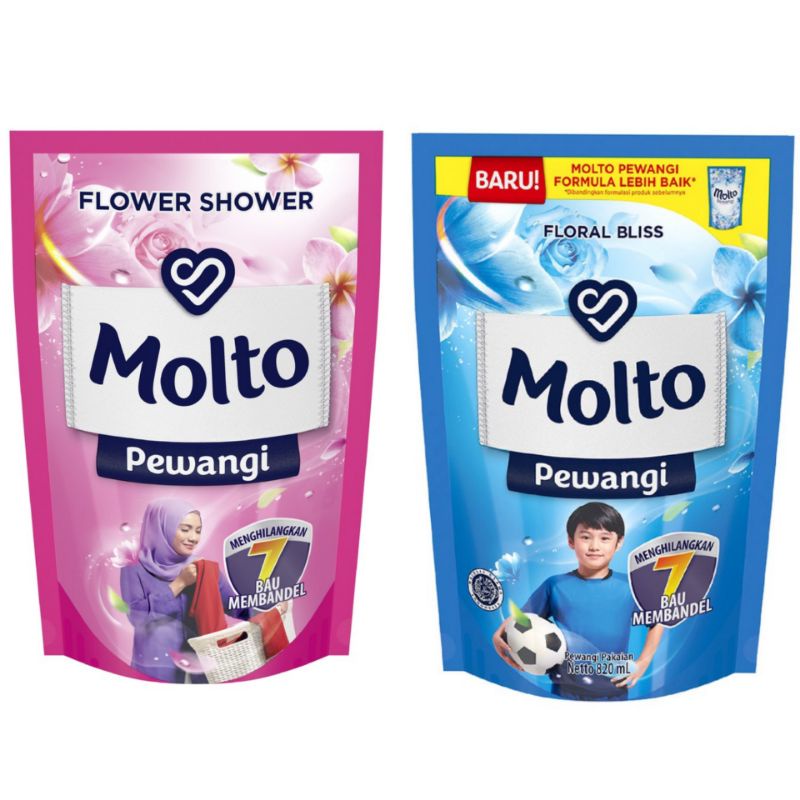 molto pewangi refill 820ml