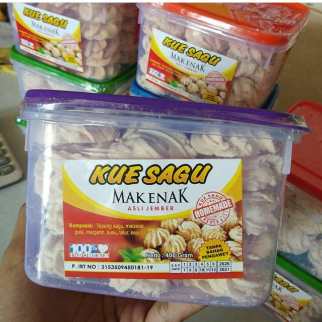 MAK ENAK SEMPRIT SUSU EGG ROLL RAINBOW KUE SAGU LIDAH KUCING