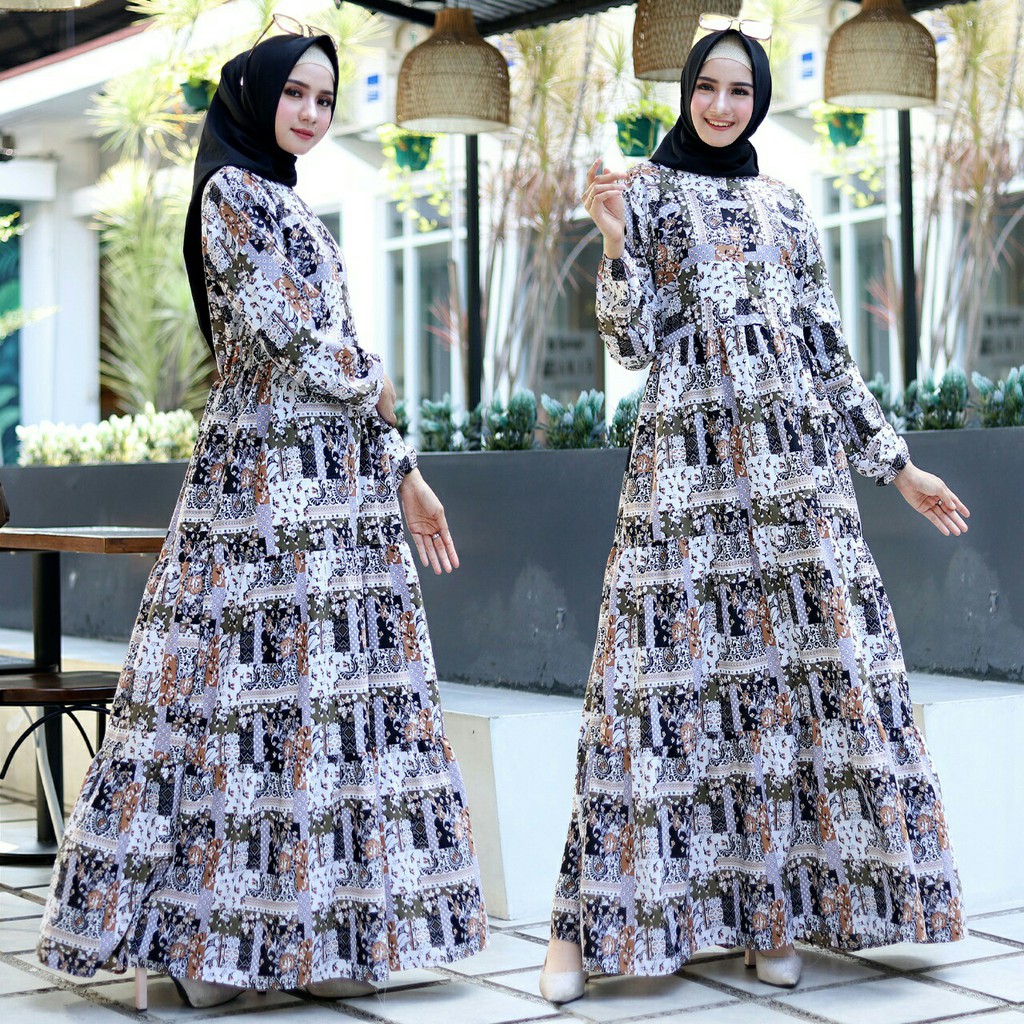 Maxi olivia 3 susun 4Warna