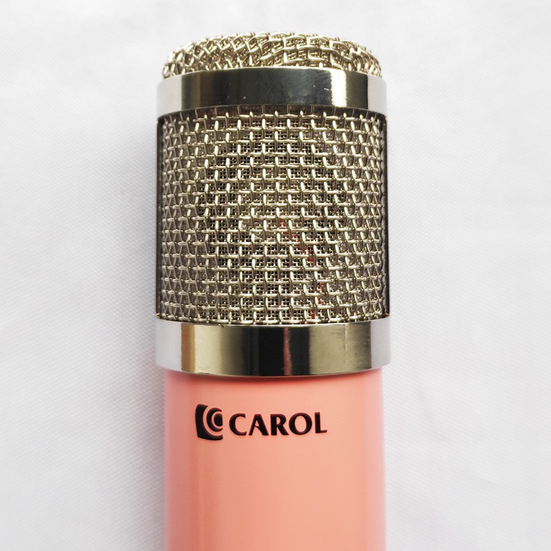 MIC CONDENSER CAROL MIC SMULE MICROPHONE CONDENSER MIC RECORDING MIC STUDIO REKAMAN