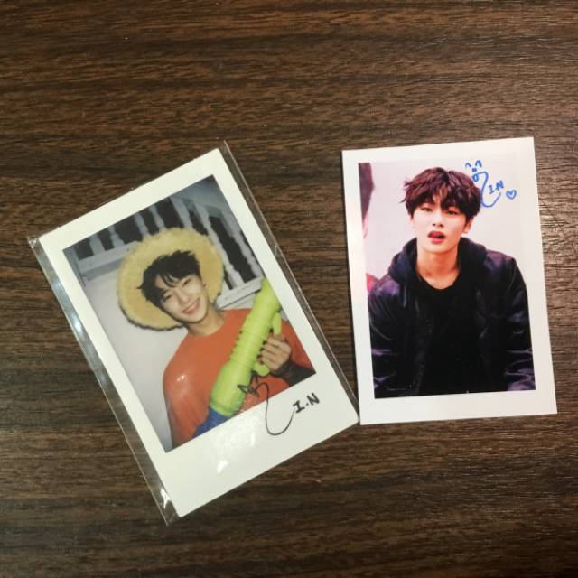 I. N. Photocard with signature asli