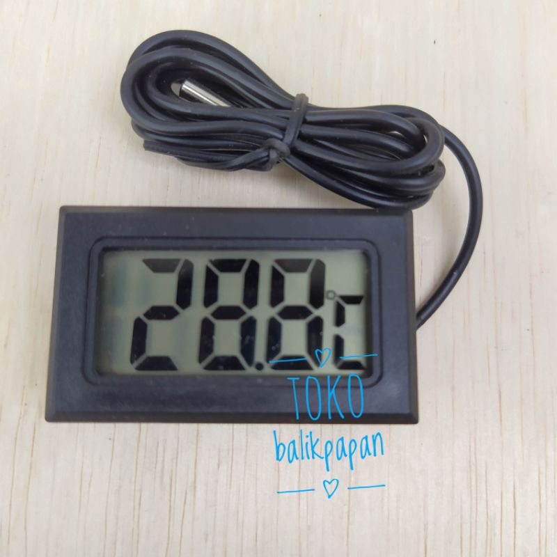 Termometer Digital Mini Ruangan, Aquarium, Chiller, Hidroponik - toko balikpapan
