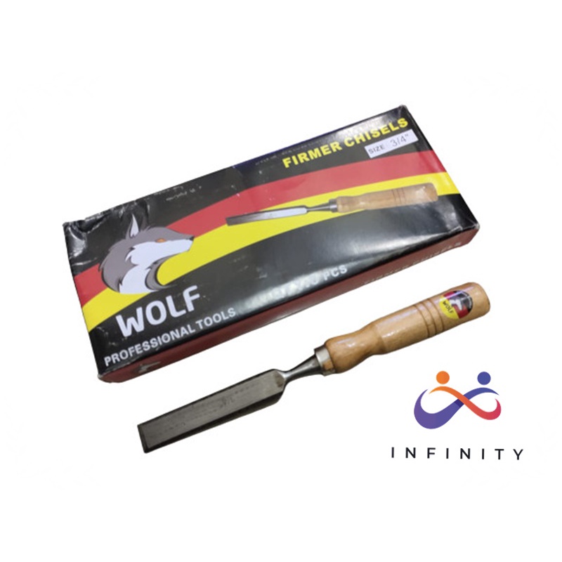 

Pahat Gagang Kayu 3/4" Inch 18mm Tatah Ukir Cungkil Kayu Carving Knife