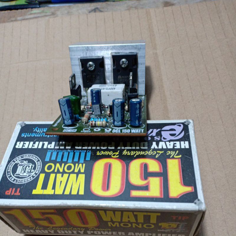 Jual kit power amplifier 150w mono tip 3055+tip2956 Shopee Indonesia