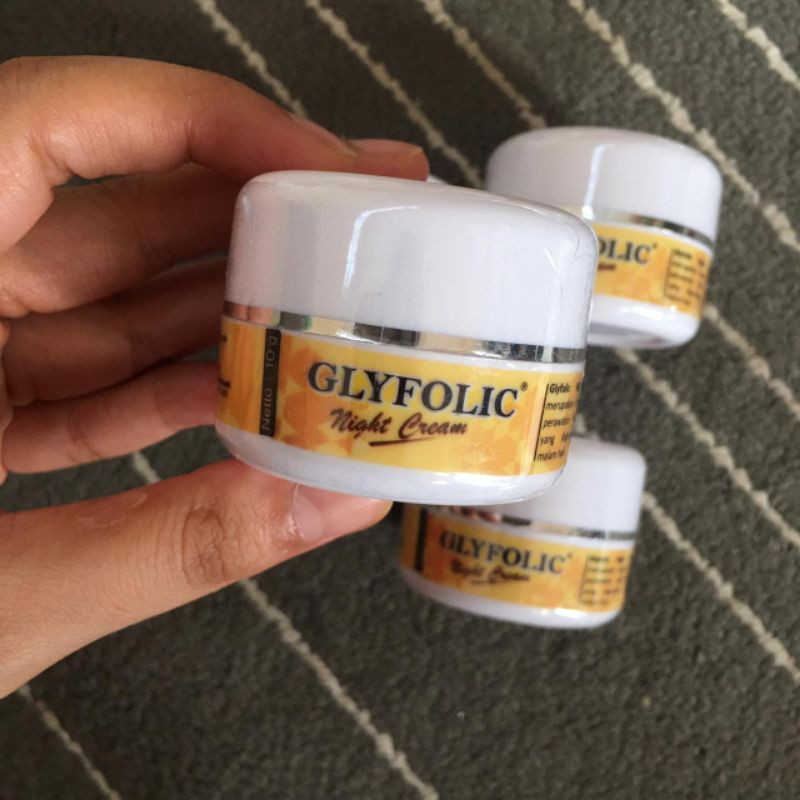 glyfolic night cream mencerahkan kulit