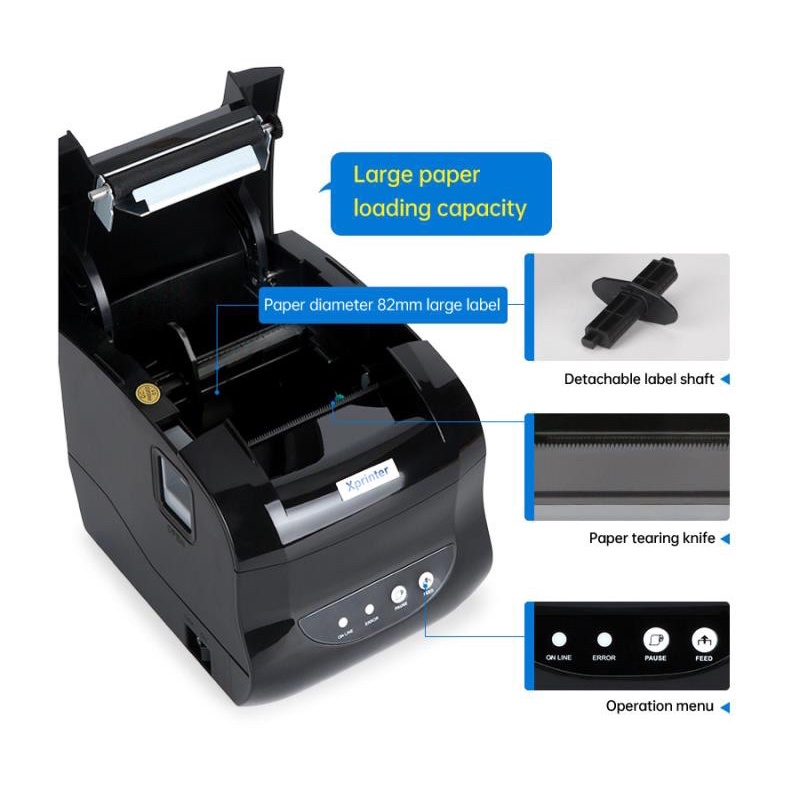 Printer Thermal Xprinter XP-318B USB Only