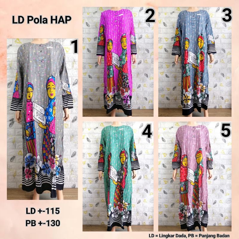 LONGDRESS LD POLA HAP BUSUI FRIENDLY BGDS + KARBUNG + BU TEJO BGAP