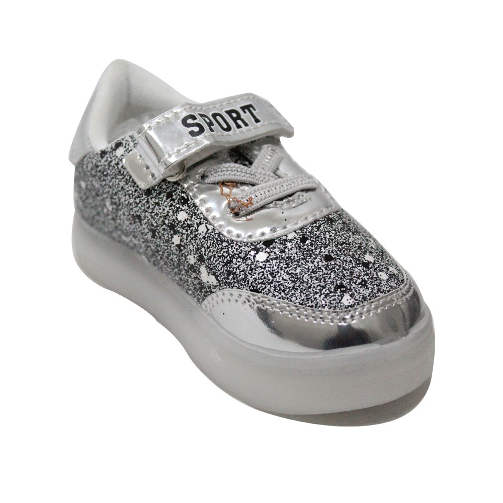 SSA-11 | SEPATU BLINK - Sepatu Anak Lampu LED - Sepatu Sekolah Nyala -  Import