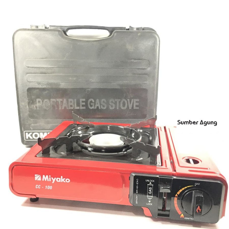 Kompor Portable Miyako CC100 Dengan Tas Tenteng Kompor Gas Kaleng