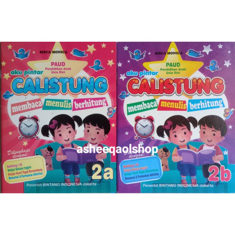 Buku Aku Pintar Calistung 2a-2b Membaca Menulis Berhitung