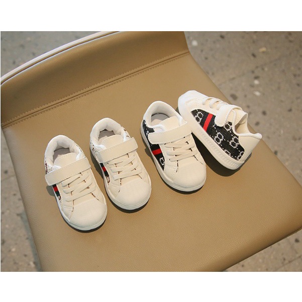 Sepatu anak dan bayi SNEAKER import premium motif ala 8 guccI