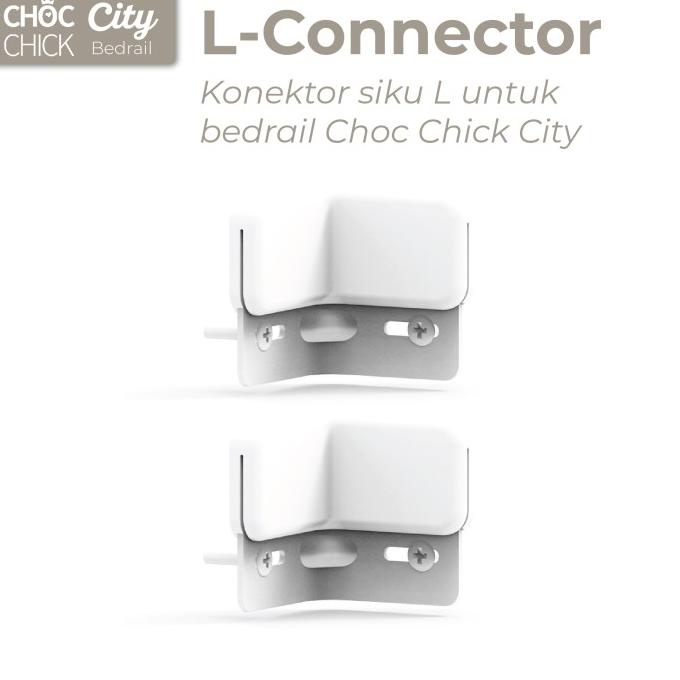Choc Chick CITY L-Connector untuk Instalasi L Pagar Kasur Bedrail Anak