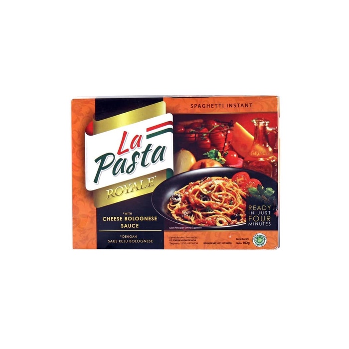 

La Pasta Royale Cheese Bolognese 102 Gr