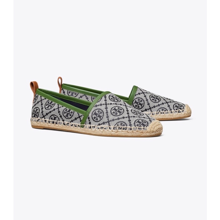 Tebe Shoes T Monogram Espadrille - Perfect Navy Arugula