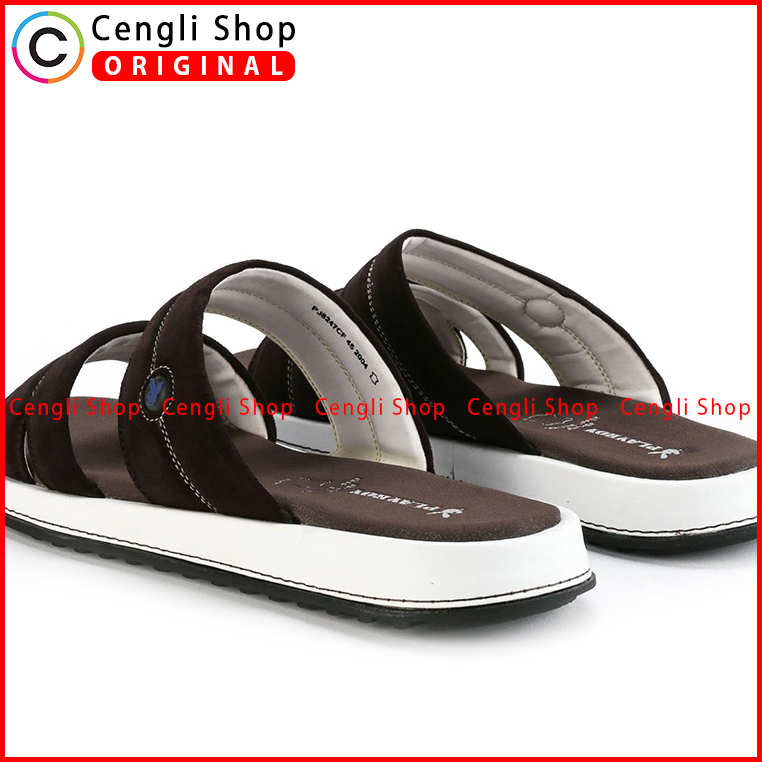 PLAYBOY SANDAL KULIT CASUAL PRIA BRANDED ORIGINAL TERBARU PLI2