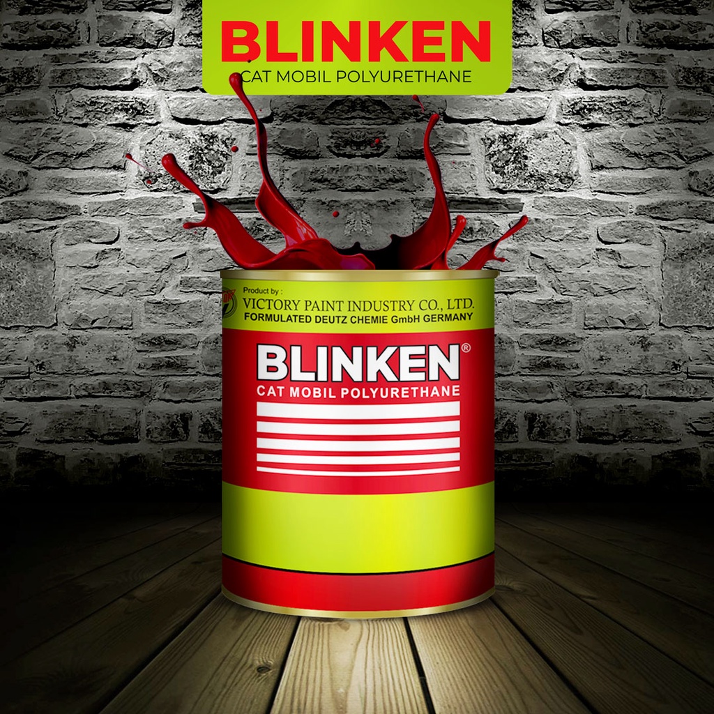Blinken Cat Mobil Polyurethane Tinting Color Red Mica dan Night Fire Red Pearl