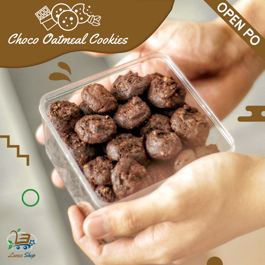 

Chocolate Oatmeal Cookies With Premium Ingredients Per Pack Toples Kotak Plastik