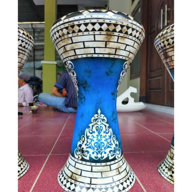 Darbuka Motif uk. 8 inch { Kualitas No.1 }