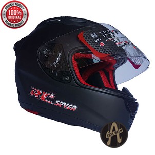 HELM KYT RC SEVEN POLOS BLACK DOFF / KYT RC SEVEN FULL FACE ORIGINAL