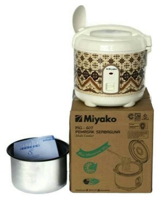 Miyako PSG 607 Rice Cooker 0.63 L. Baru Bergaransi