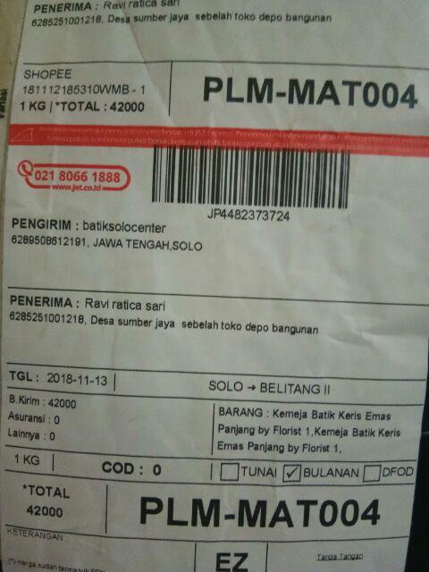 Keris Emas Kemeja Batik Pria Full Furing Katun Primisima Batik Solo Batik Pria Eksklusif Modern