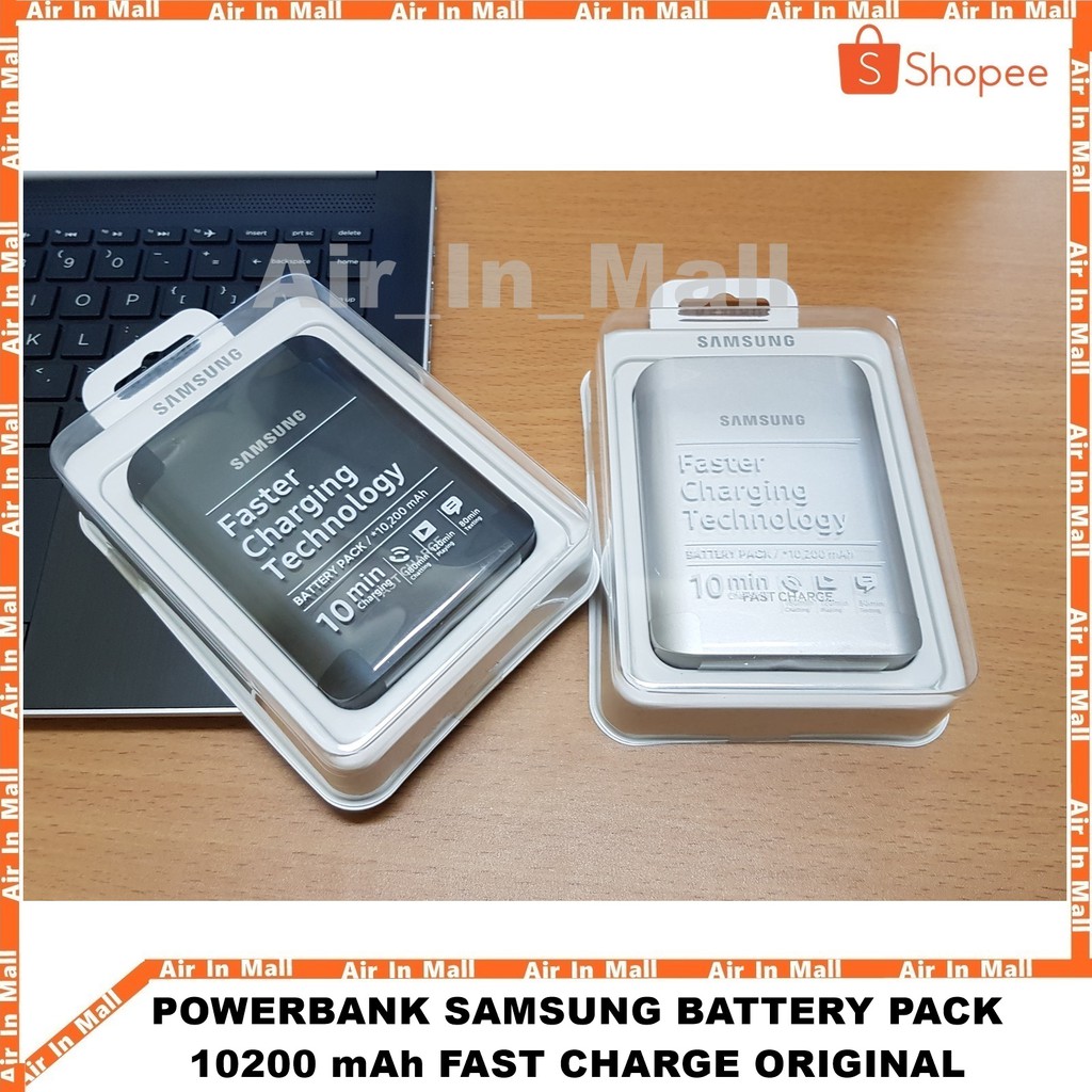 Powerbank Samsung 10200 mAh Fast Charging Battery Pack 10.200 mAh Original Samsung S8 S9 S10 Note 10