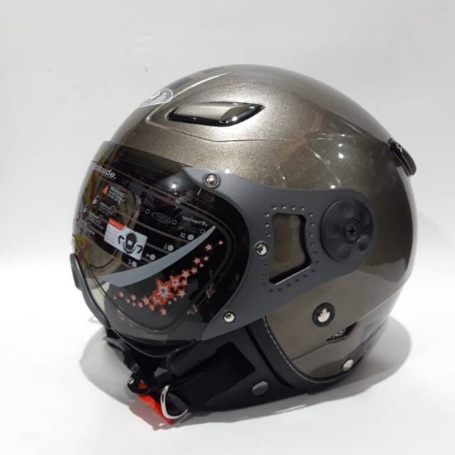 Helm Jpn Momo Pilot Abu Granito Gloss