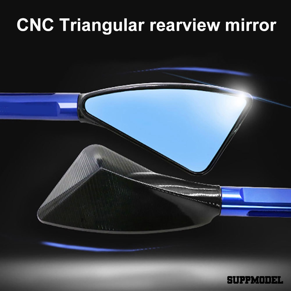 Spm 1 Pasang Kaca Spion Motor Universal Bahan Aluminum Cnc