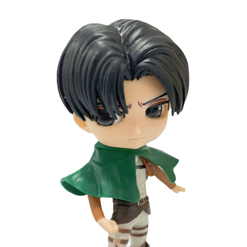 Mainan Action Figure Levi Ackerman Attack on Titan Bahan PVC Ukuran 15CM