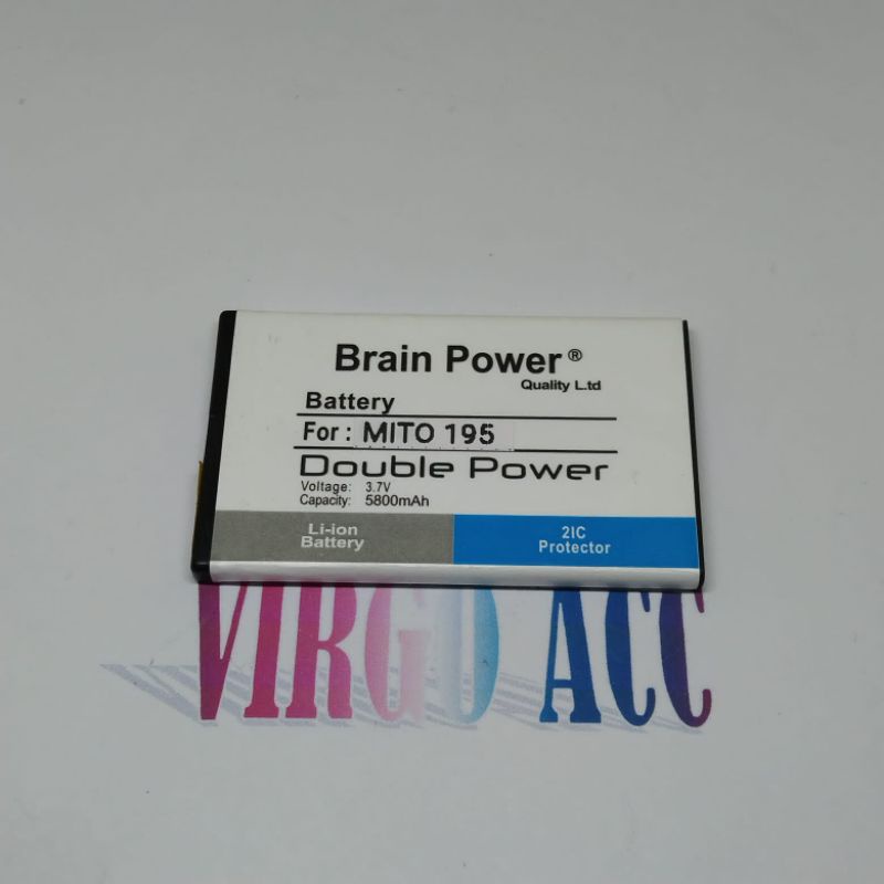 Baterai Batre Battery Bt Mito 195 Double Power Battery Hp