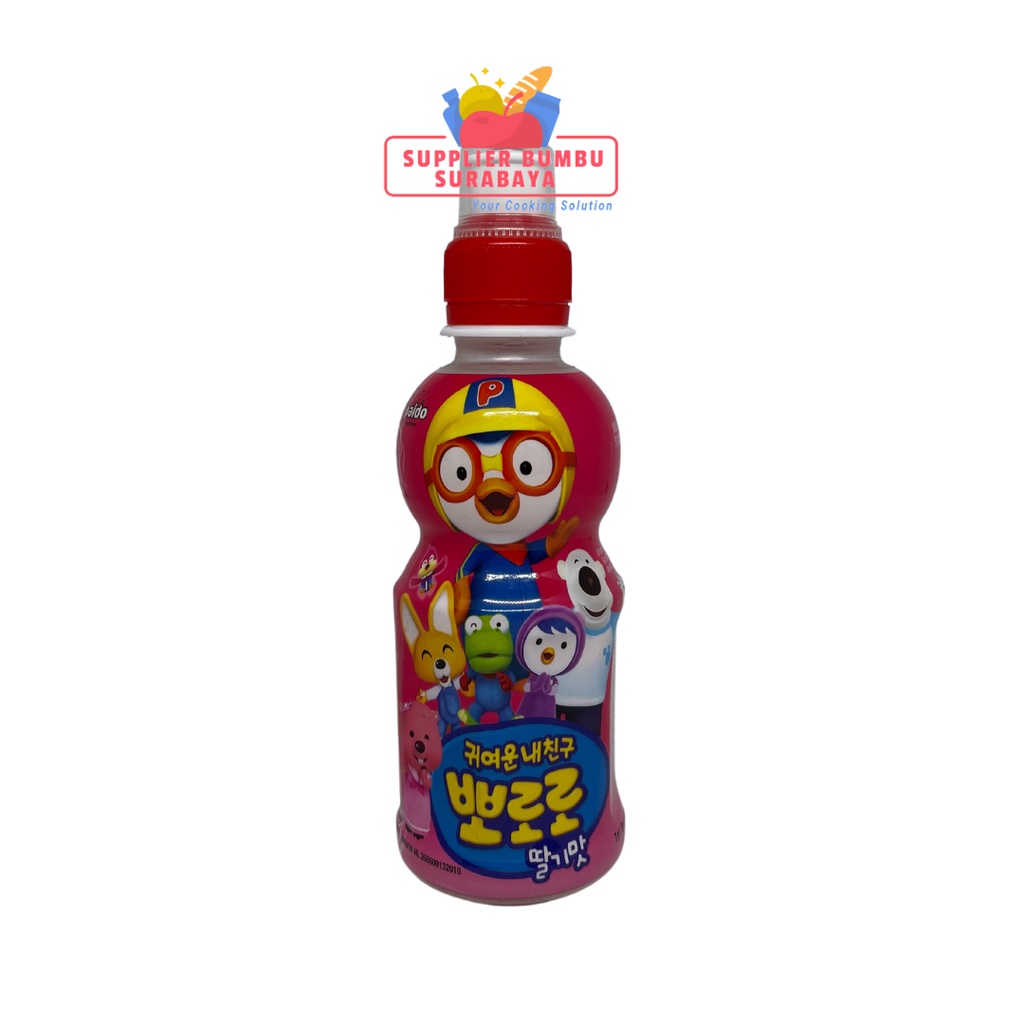 Paldo Pororo Drink Milk Juice Minuman Anak Rasa Buah Sehat Halal 235ml