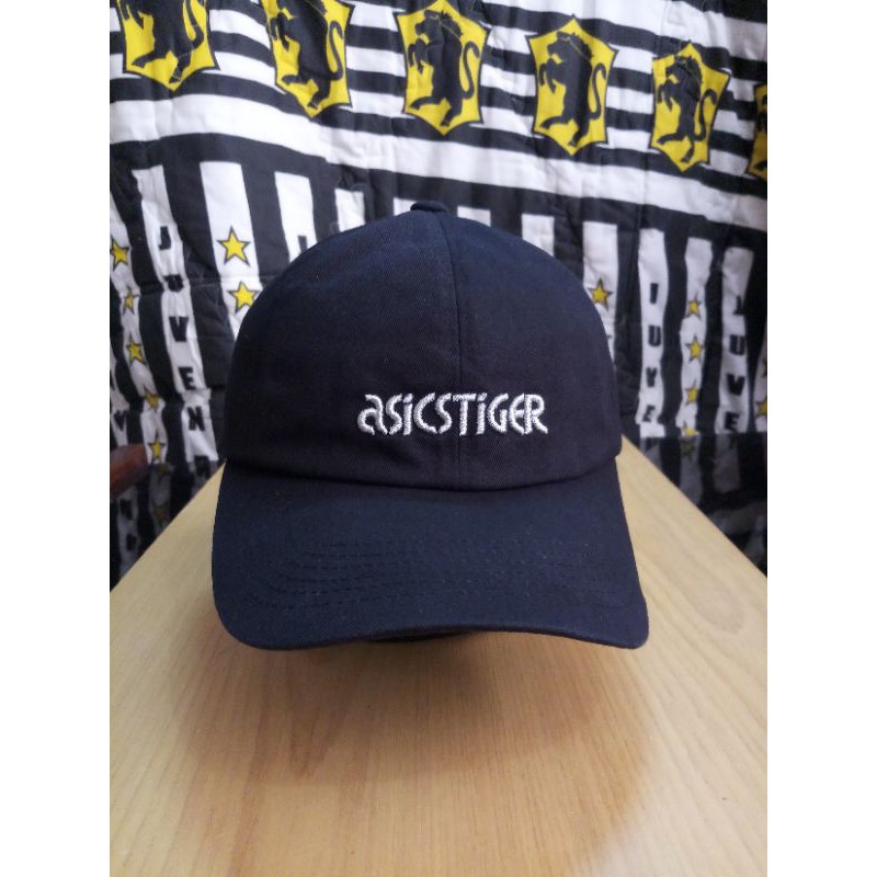Topi second original asics logo asicstiger bahan katun